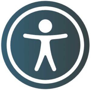 Example of Userway button